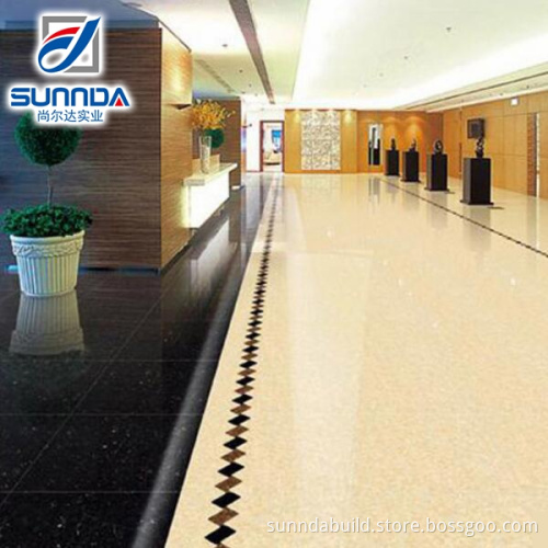 2016 popular top selling white and pink and golden straight edge pulati seiries floor tiles